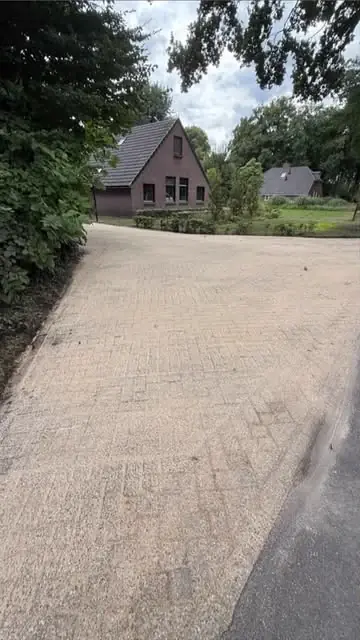 Erf na de reiniging