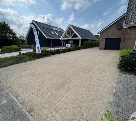 Oprit na de reiniging
